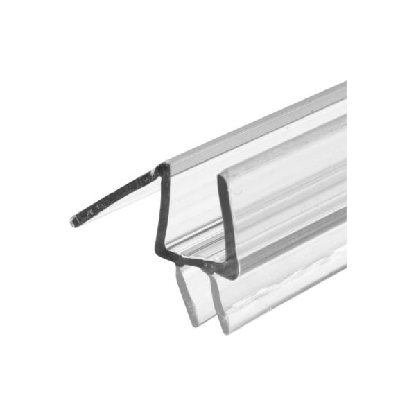Prime-Line M 6258 -1 Frameless Shower Door Bottom Seal, 3/8 in. x 36 in., Vinyl, Clear